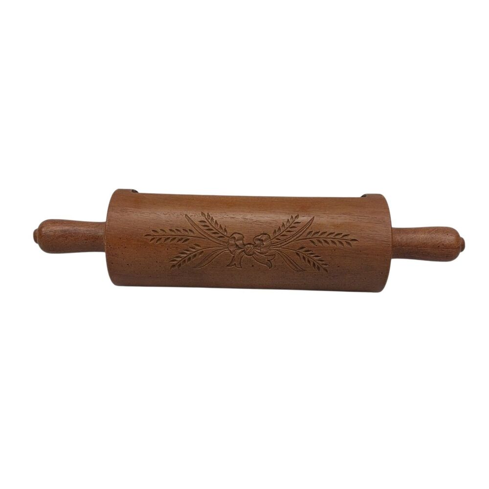 Vintage Homco Rolling Pin Wall Recipe Holder Mail Organizer 6086 Home Interior